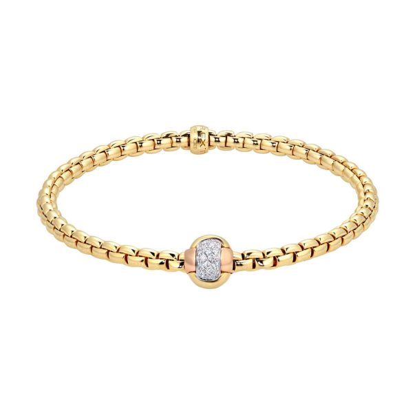 18ct Yellow Gold Eka Tiny Diamond Bracelet