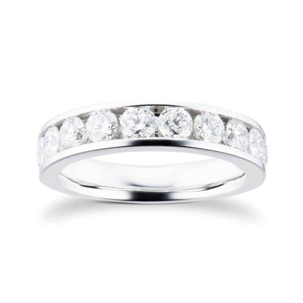 Platinum 1.50ct Brilliant Cut Goldsmiths Brightest Diamond Eternity Ring