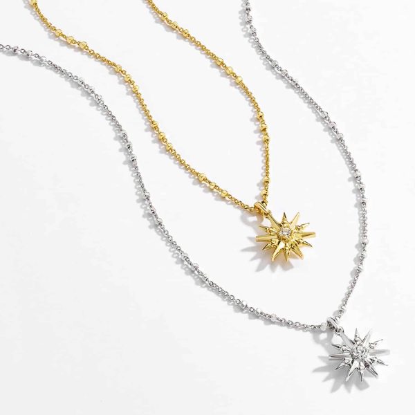 Star Charm Pendant Necklace in Gold - Image 2